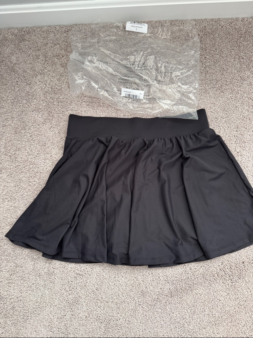 NWT Spyder tennis skirt skirt black brand new - Picture 2 of 4